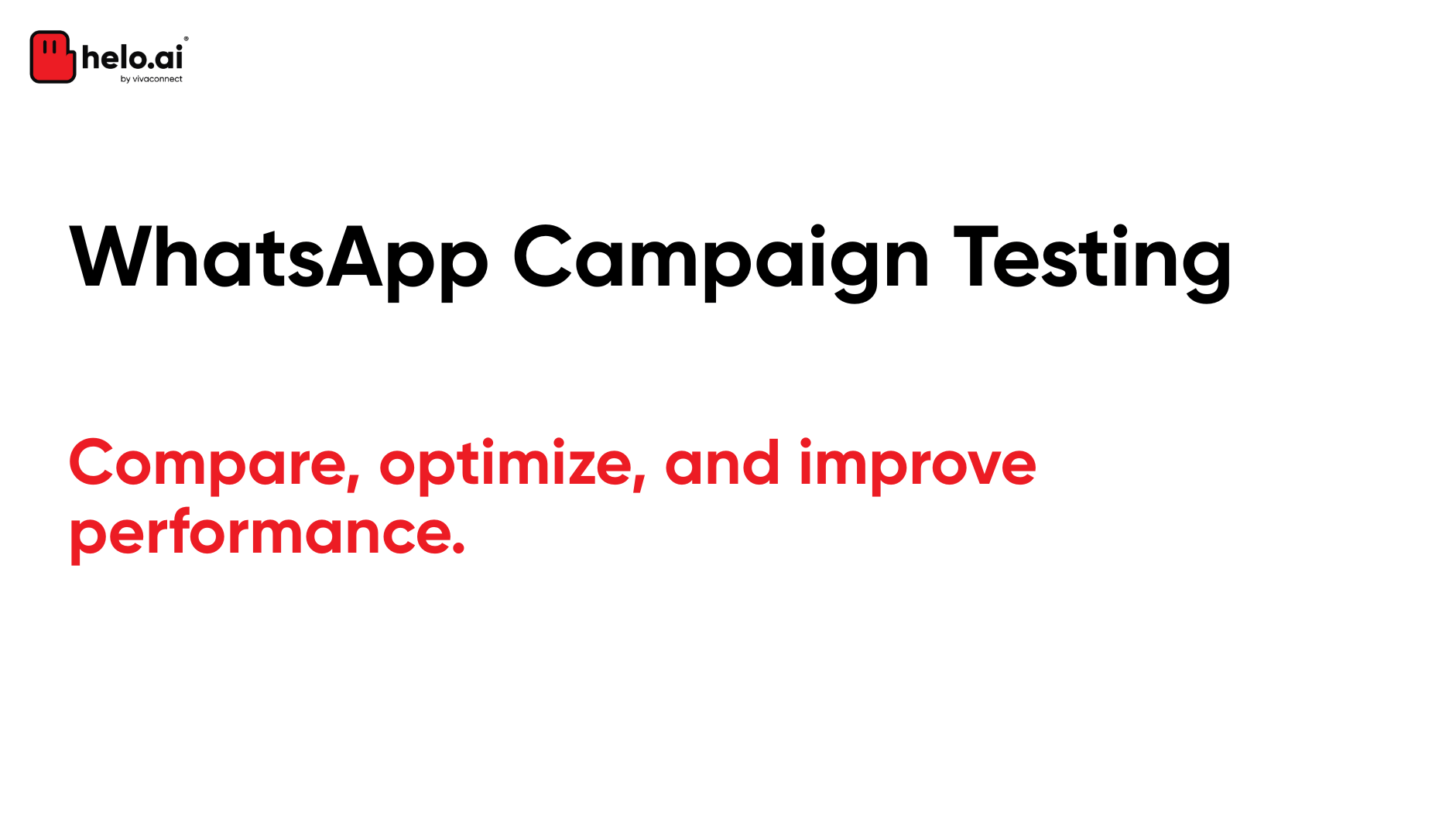WhatsApp Campaign Testing